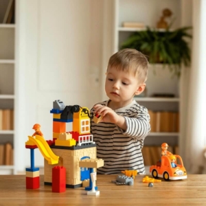 Spielender kleiner Junge