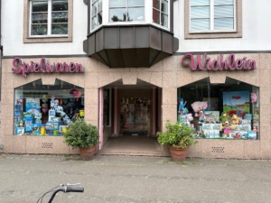 Das Ladengeschäft von Spielwaren Wichlein
